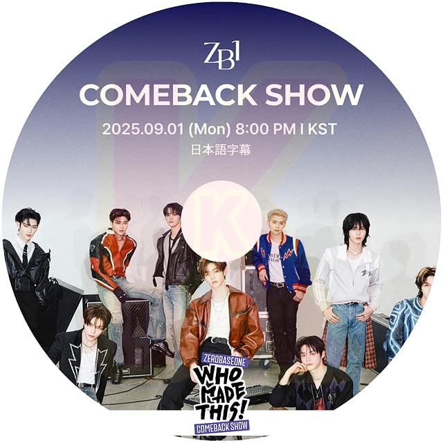 Amazon | K-POP DVD ZEROBASEONE COMEBACK SHOW 2025.09.01 日本語字幕